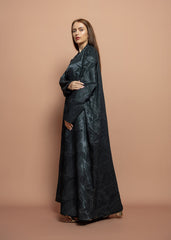 Black crepe Abaya