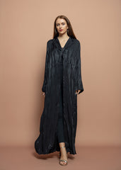 Black crepe Abaya