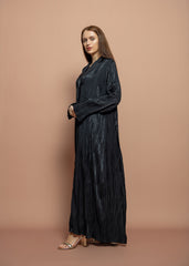 Black crepe Abaya