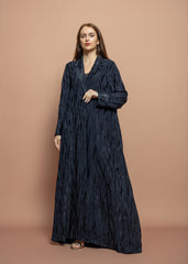 Black crepe Abaya Tsmm0147