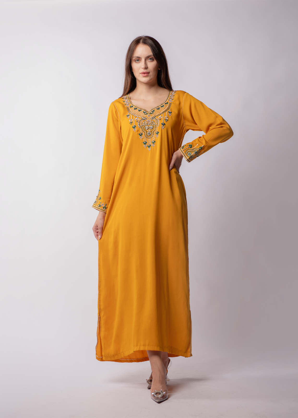 CREPE KAFTAN