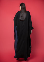 Black crepe abaya