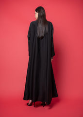 Black crepe Abaya