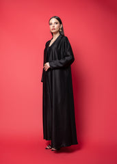 METALLIC BLACK ABAYA