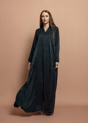 Black crepe Abaya