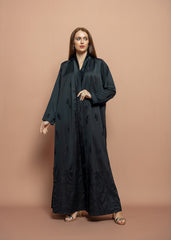 Black crepe Abaya