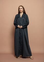 Black crepe Abaya
