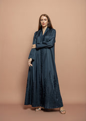 Black crepe Abaya